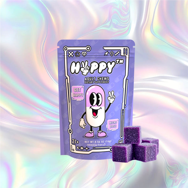 HVPPY™ Kanna Chews Micro Dose | Kanna Infused Edibles - GET HVPPY™