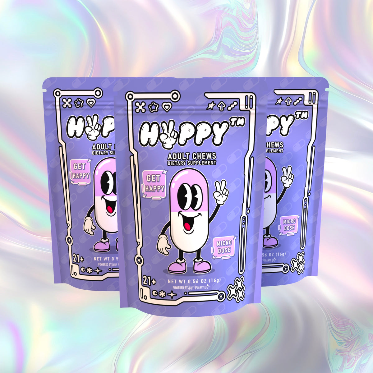HVPPY™ Kanna Chews Micro Dose | Kanna Infused Edibles - GET HVPPY™